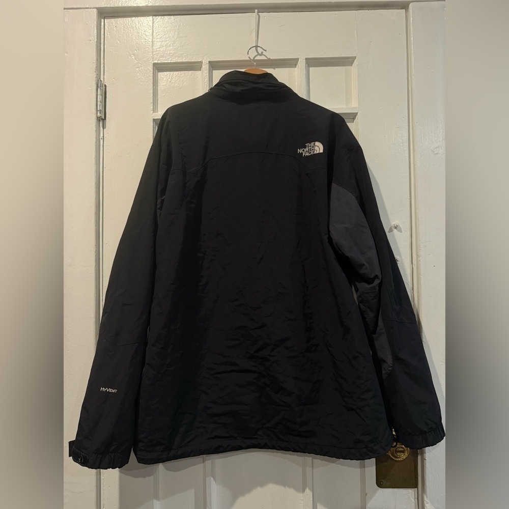 The North Face Black and Dark Gray Outdoor Jacket - Picture 2 of 2